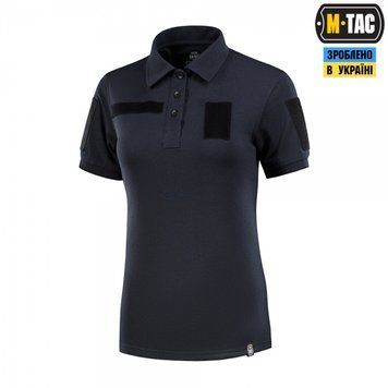 Тактична футболка-поло M-Tac 65/35 Lady, Dark Navy Blue 80027015-2XS фото