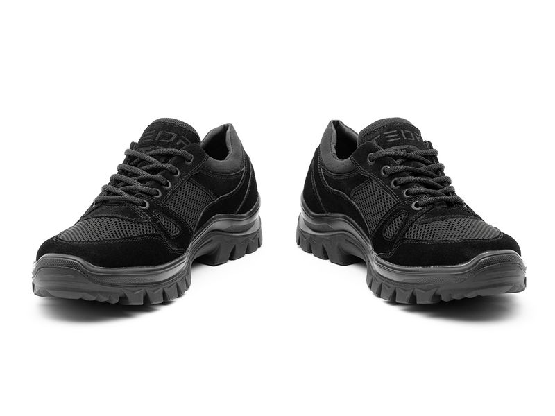 Кросівки TEDA літні замша+сітка, чорні TEDA-6/C-BK-45р. фото