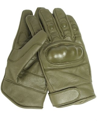 Перчатки Mil-Tec кожаные тактические (Olive) 12504101-902 фото