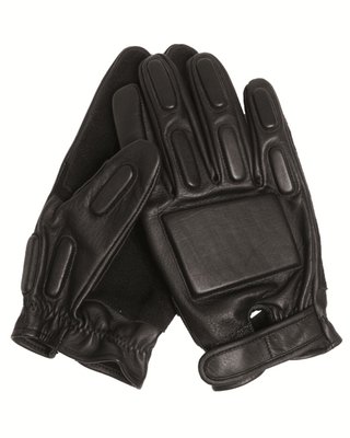 Перчатки тактические кожаные с демпферными вставками (Black) 12501002-009 фото