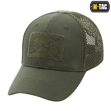 Бейсболка M-TAC з липучкою та сіткою Flex ріп-стоп Army Olive 40570062-L/XL фото