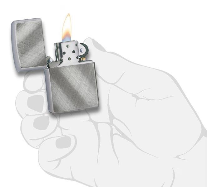 Зажигалка ZIPPO REG DIAGONAL WEAVE 28182 фото