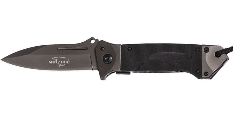 Нож Mil-Tec складной DA35 (Black) 15344502 фото