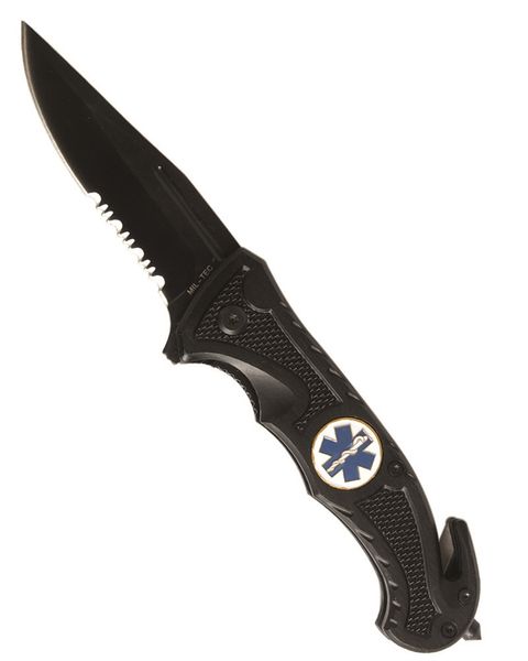 Нож Mil-Tec Car Knife Rescue (Black) 15323000 фото