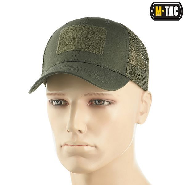 Бейсболка M-TAC з липучкою та сіткою Flex ріп-стоп Army Olive 40570062-L/XL фото