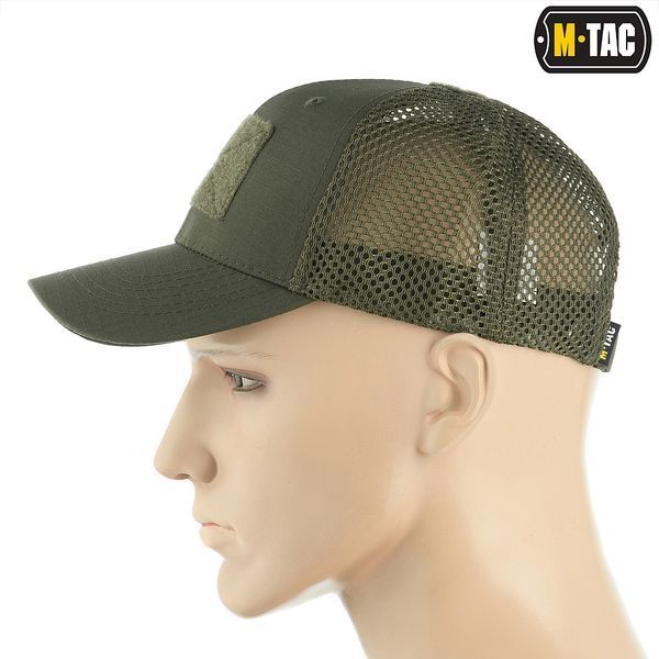 Бейсболка M-TAC з липучкою та сіткою Flex ріп-стоп Army Olive 40570062-L/XL фото