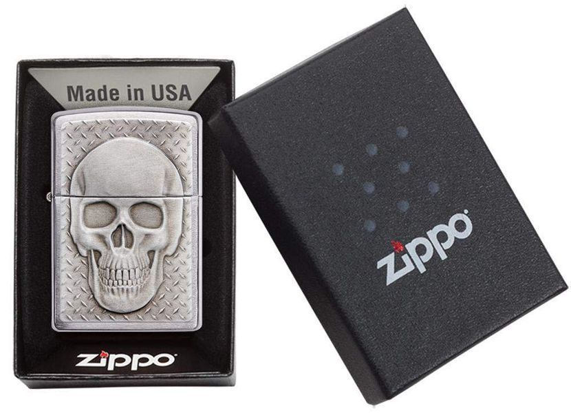 Запальничка ZIPPO Skull with Brain Surprise 29818 фото