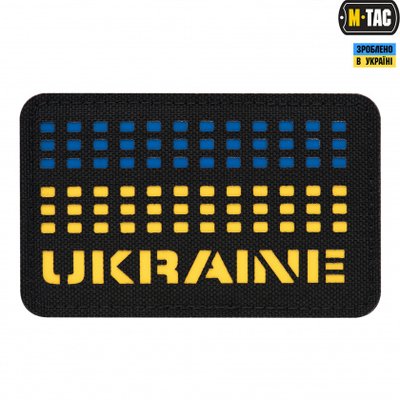 Шеврон Ukraine ПВХ (Blackblue) MTC-UKRYB-BK фото