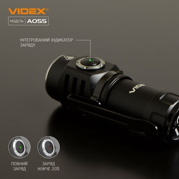 Фонарик портативный светодиодный VIDEX VLF-A055 600Lm 5700K VLF-A055 фото