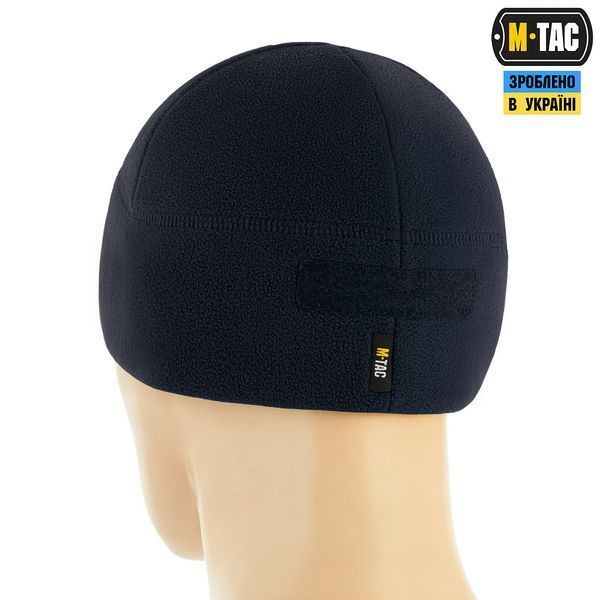 Шапка M-TAC Watch Cap Elite фліс (320г/м2) з липучкою Dark Navy Blue 40029015-S фото