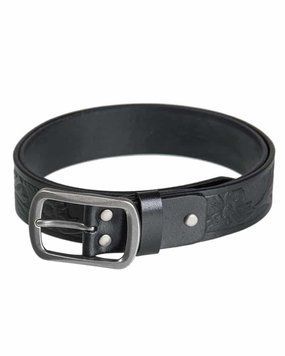 Ремень Mil-tec брючный, кожаный Western 40 мм (Black) 13167002-100 фото