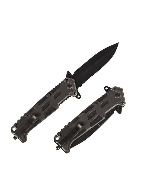 Нож Mil-Tec штурмовой складной (Black) 15325500 фото