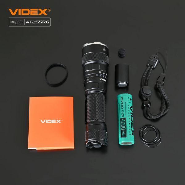 Ліхтарик тактичний Videx VLF-AT255RG 2000Lm 5000K VLF-AT255RG фото