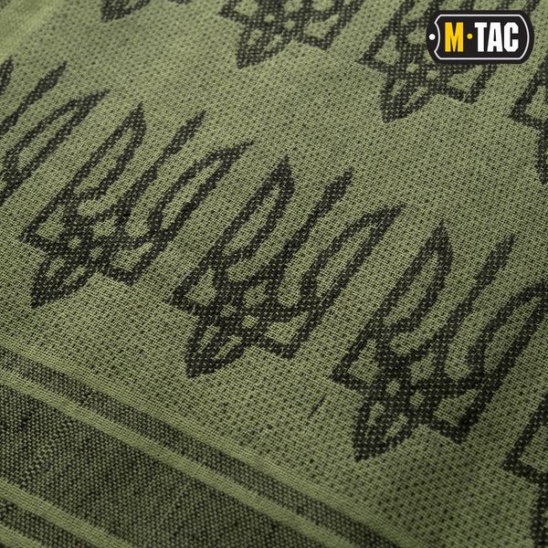 Шарф шемаг M-TAC з тризубом, оливково-чорний 40905001 фото