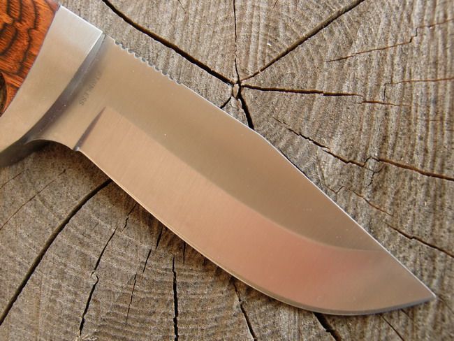 Нож Mil-Tec охотничий с деревянной рукояткой 15385000 фото