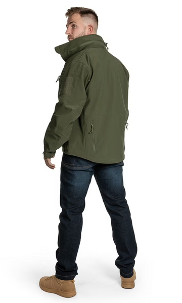 Куртка Helikon-TEX GUNFIGHTER - SHARK SKIN WINDBLOCKER (Olive Green) H2317-02-2XL/R фото