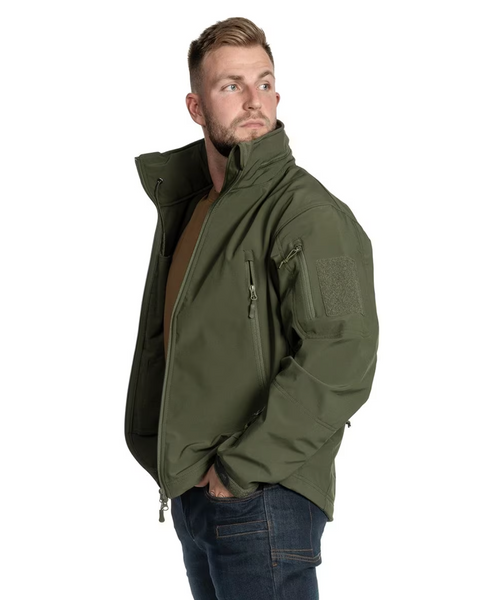 Куртка Helikon-TEX GUNFIGHTER - SHARK SKIN WINDBLOCKER (Olive Green) H2317-02-2XL/R фото
