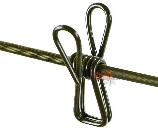 Веревка бельевая Mil-Tec с прищепками,(Olive) 16019000 фото