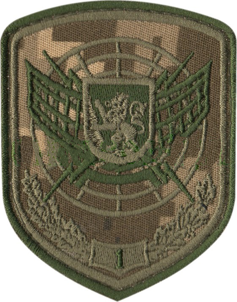 Нарукавна емблема “1-ша Галицько-Волинська радіотехнічна бригада” s-4660 фото