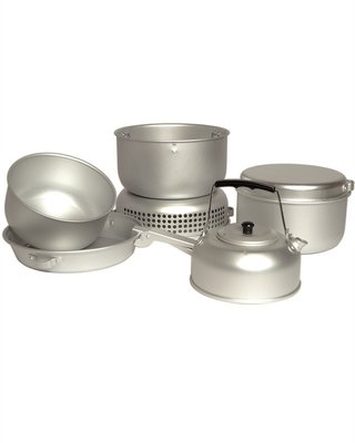Набор посуды Mil-Tec с горелкой (9 предметов) 14700500 фото