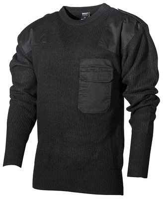 Пуловер BW акриловый (Black) - (Max Fuchs) 05601A-48 фото